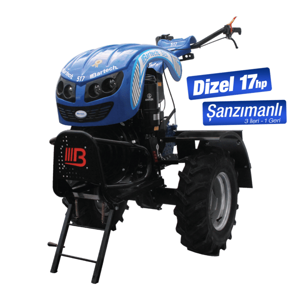 Bartech 517 Dizel Marşlı Çapalama Makinesi 17 HP