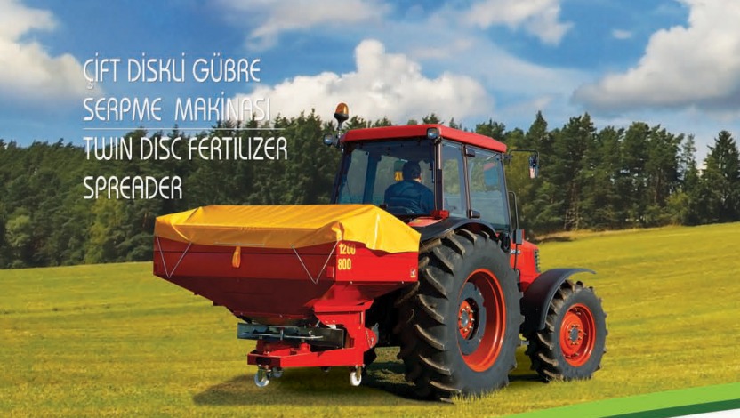 Çift Diskli Gübre Dağıtma Makinası