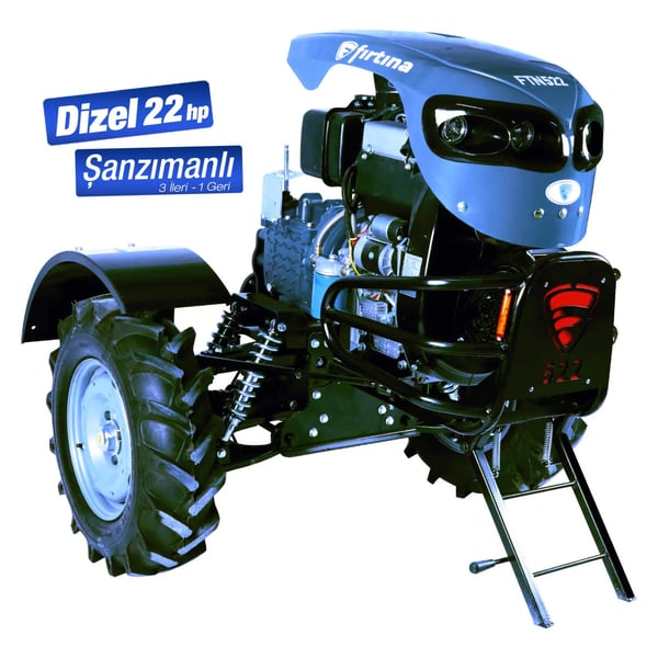 Bartech 522 Dizel Marşlı Çapa Makinesi 22 HP