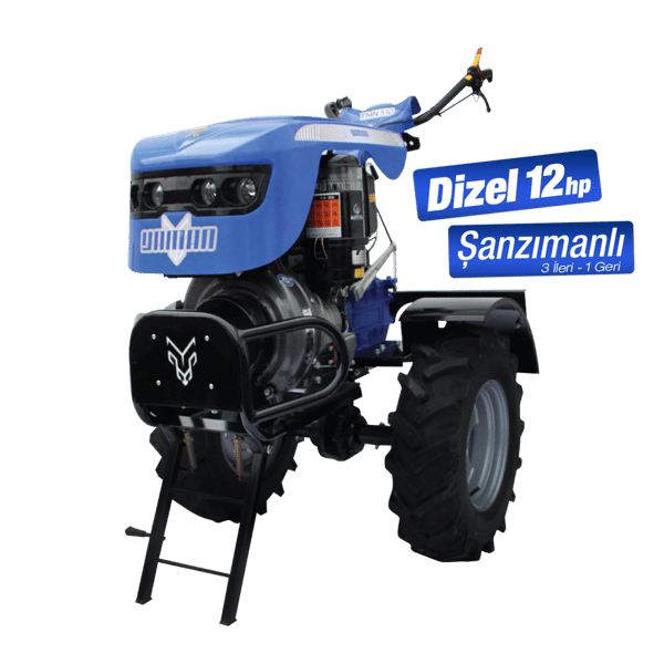YMN510 Dizel Marşlı/İpli Çapalama Makinesi 12 HP