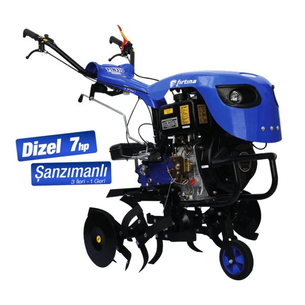 FTN310 Dizel Marşlı/İpli Çapalama Makinesi 7 HP